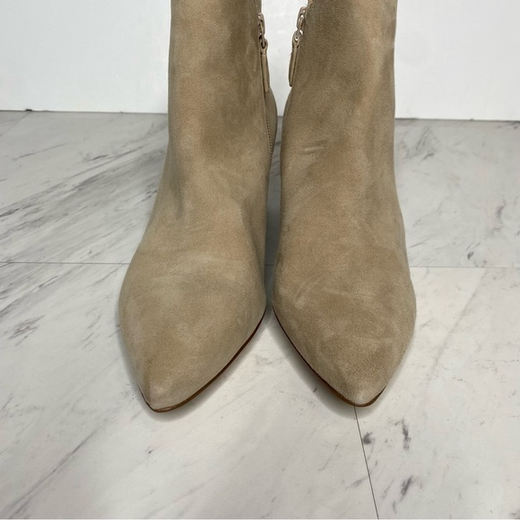 Cole Haan Elyse Tan Suede Pointy Toe Bootie 7 1/2 B - Picture 10 of 14